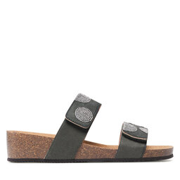 

Шльопанці Scholl F29875 Dubai 2 Straps Med 1028 Khaki, Зелений