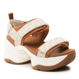 MICHAEL Michael Kors Сандали MICHAEL Michael Kors Maverick Sandal 43S2MVFA3B Vanilla