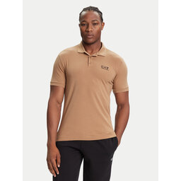 EA7 Emporio Armani EA7 Emporio Armani Polo 8NPF14 PJVQZ U6171 Beis Regular Fit