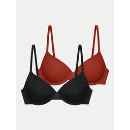 Dorina Dorina Set 2 modrčkov s kostjo Lorena FXTT0001LA087 Pisana
