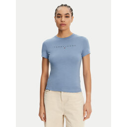 Tommy Jeans Tommy Jeans Camiseta Tonal Linear DW0DW20315 Azul Slim Fit