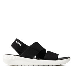 

Босоніжки Crocs Literide Stretch Sandal W 206081 Black/White, Чорний