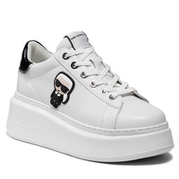 KARL LAGERFELD Laisvalaikio batai KARL LAGERFELD KL63530 White Lthr