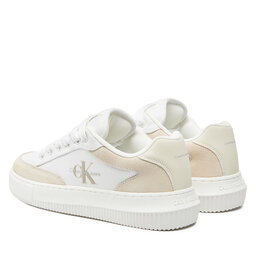 

Снікерcи Calvin Klein Jeans Chunky Cupsole Lace Skater Btw YW0YW01452 Bright White/Creamy White 0K8, Білий