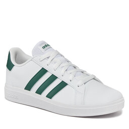 adidas Pantofi adidas Grand Court Lifestyle Tennis Lace-Up Shoes IG4830 Ftwwht/Cgreen/Ftwwht