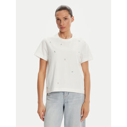 Vero Moda Vero Moda Marškinėliai 10325318 Balta Regular Fit