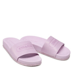 

Шльопанці Coach Aleis Leather Sandal C8977 Violet, Фіолетовий