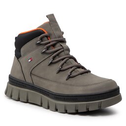 Tommy Hilfiger Zimski škornji Tommy Hilfiger Lace-Up Bootie T3B5-32523-1441 S Grey A133