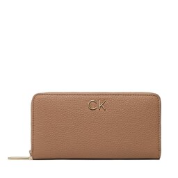 Calvin Klein Didelė Moteriška Piniginė Calvin Klein Re-Lock Z/A Wallet Lg Pbl K60K610242 GEZ