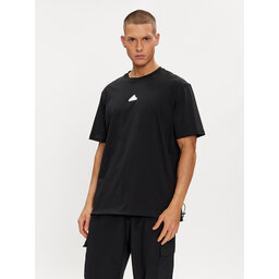 adidas adidas Marškinėliai City Escape IR5171 Juoda Loose Fit