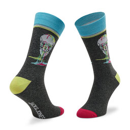 

Набір 5 високих чоловічих шкарпеток Jack&Jones Jacmelting Skull Sock 5-Pack 12205273 Black/Safety Yel, Cиній