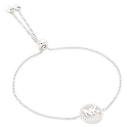 Michael Kors Bracciale Michael Kors Logo Circle Slider MKC1246AN040 Argento