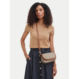 Tommy Hilfiger Handtasche Tommy Hilfiger Th Monoplay Saddle Bag AW0AW19172 Hellbeige