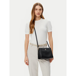 Tommy Hilfiger Handtasche Tommy Hilfiger Th Legacy Mini Crossover AW0AW17225 Schwarz