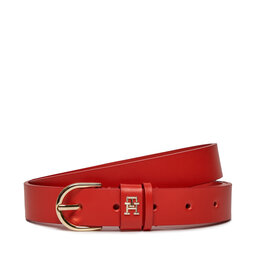 Tommy Hilfiger Cinturón para mujer Tommy Hilfiger Essential Effortless 2.5 AW0AW15766 Fierce Red XND