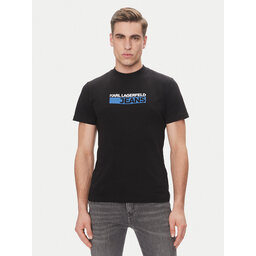 Karl Lagerfeld Jeans Karl Lagerfeld Jeans Póló A2M17074 Fekete Regular Fit