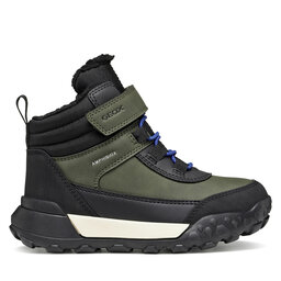 Geox Schneeschuhe Geox J Trekkyup Boy B Abx J46MBE 0MEMS C0450 M Dunkelgrün