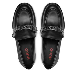 

Туфлі Hugo Kris Loafer Broch 50513483 Black 001, Чорний