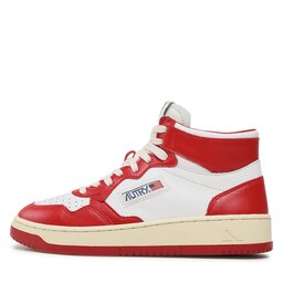 

Снікерcи AUTRY AUMM WB02 Wht/Red, Білий