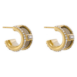 Guess Auskarai Guess JUBE05 391JW Auksinė