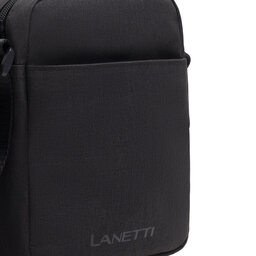 

Плоска сумка Lanetti LAN-K-006-04R Чорний