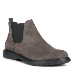 Geox Kotníková obuv s elastickým prvkem Geox U Ottavio U16DCC 00022 C6372 Mud