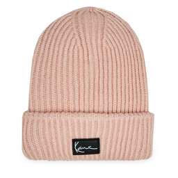 Karl Kani Czapka Karl Kani KK Woven Signature Cozy Beanie KA-233-033-2 Dusty Rose