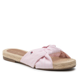 Tommy Hilfiger Εσπαντρίγιες Tommy Hilfiger Th Stripes Flat Espadrille FW0FW06529 Pastel Pink TPD