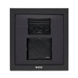 Boss Pénztárca és kártyatartó szett Boss Gbbm 8Cc Card Case 50513668 Black 001