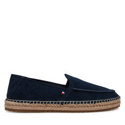 Tommy Hilfiger Espadrilles Tommy Hilfiger Hilfiger Flex Espa Suede Loafer FM0FM05392 Sötétkék