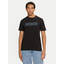 Calvin Klein Calvin Klein T-Shirt Striped Logo K10K113590 Μαύρο Regular Fit