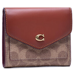 Coach Portafoglio piccolo da donna Coach Cb Cc Sg Wyn Sm Wl C2329 B4NQ4 B4/Tan Rust