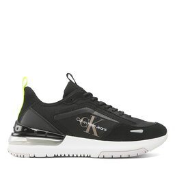 

Снікерcи Calvin Klein Jeans Comfair Runner Su-Mesh Mono YM0YM00585 Black/Safety Yellow 00X, Чорний