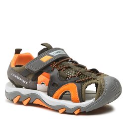 Lumberjack Apavi Lumberjack CLOSED SANDAL ARMY GREEN/ORANGE