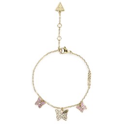 

Браслет Guess JUBB04 102JW YWL GOLD/LIGHT PINK, Золотий