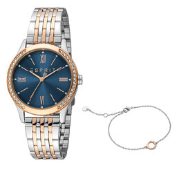 Esprit Часовник Esprit ES1L345M0105 Silver/Rose Gold