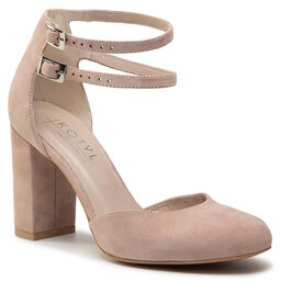 Kotyl Pantofi Kotyl 5937 Różowy Zamsz