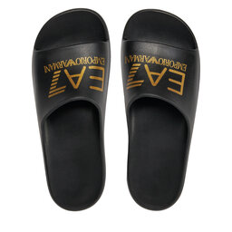 

Шльопанці EA7 Emporio Armani XBP008 XK337 M700 Black/Gold, Чорний