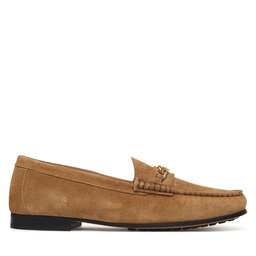 Tommy Hilfiger Mokassins Tommy Hilfiger Th Chain Suede Loafer FW0FW09327 Braun