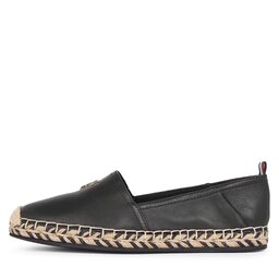 

Еспадрильї Tommy Hilfiger Th Leather Flat Espadrille FW0FW07720 Black BDS, Чорний