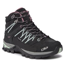 CMP Трекінгові черевики CMP Rigel Mid Wmn Trekking Shoe Wp 3Q12946 Piombo-Orchidea 66UP