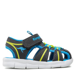 

Босоніжки KangaRoos K-Grobi 02106 000 2014 Steel Grey/Lime, Сірий