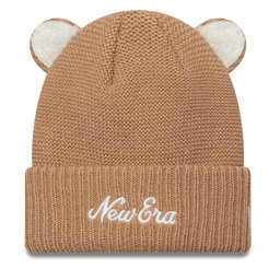 New Era Čiapka New Era Teddy Bear Ears Cuff Knit Beanie 60580864 Hnedá