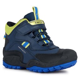 Geox Schneeschuhe Geox Jr New Savage B Abx J261WB 050BU CF43S D Navy/Lime Green