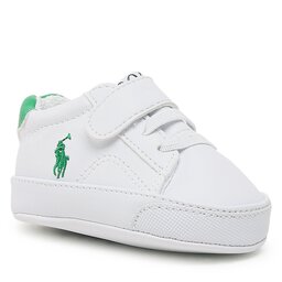Polo Ralph Lauren Снікерcи Polo Ralph Lauren Theron V Ps Layette RL100719 White Smooth/Green w/ Green PP