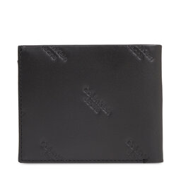 

Велике Чоловіче Портмоне Calvin Klein Jeans Logo Print Bifold Id K50K511814 Allover Print 0GK, Чорний