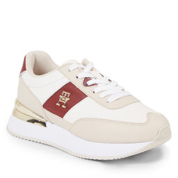 Tommy Hilfiger Tenisice Tommy Hilfiger Th Elevated Feminine Runner Gld FW0FW07306 Ancient White YBH