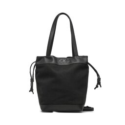 Calvin Klein Borsetta Calvin Klein Re-Lock Drawstring Bag Perf K60K610635 Ck Black BAX