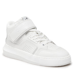 Calvin Klein Jeans Сникърси Calvin Klein Jeans Chunky Cupsole Laceup Mid Lth Wn YW0YW00841 Bright White YAF