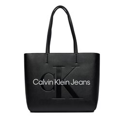 Calvin Klein Jeans Borsetta Calvin Klein Jeans Sculpted Shopper29 Mono K60K610276 Nero